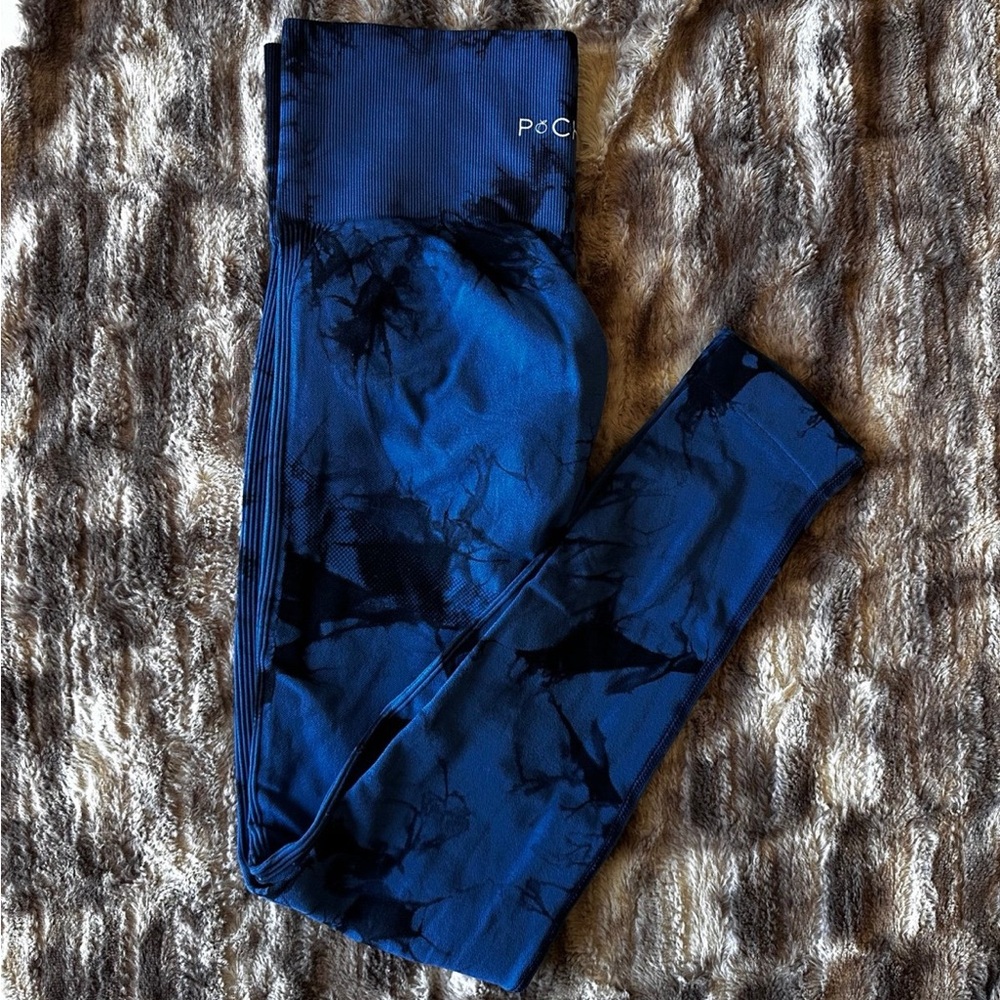 Pchee Bum Tie Dye Scrunch Leggings